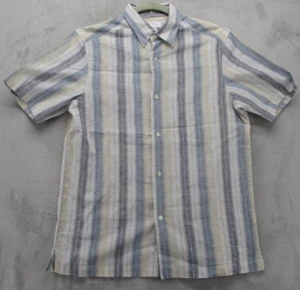 Concepts by Claiborne Button Up Shirt Men's Medium Multicolor Stripe Pattern - Picture 1 of 13