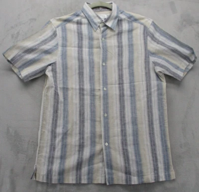 Concepts by Claiborne Button Up Shirt Men's Medium Multicolor Stripe Pattern - Image 1 of 4