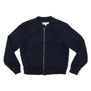 American Apparel Bomber Moto Canvas Jacket Small  - Picture 1 of 4
