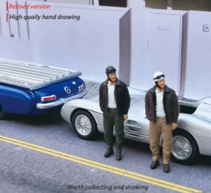 CR 1:64 Figura Pintada Modelo ature Resina Diorama Juguete Piloto Aviador Aviador - Imagen 1 de 10