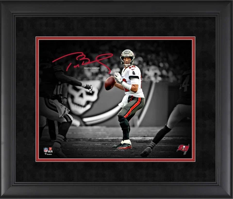 Tom Brady Tampa Bay Buccaneers Framed 11" x 14" Spotlight Cover