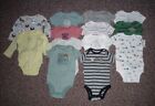 LOT OF 13 CARTER'S AND JUST FOR YOU BY CARTER'S ONE PIECE BOYS SIZE 3 MONTHS