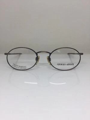 New Vintage Giorgio Armani 192 Eyeglasses GA 192 C. 912 Brown & Black 48mm Italy - Image 1 of 4