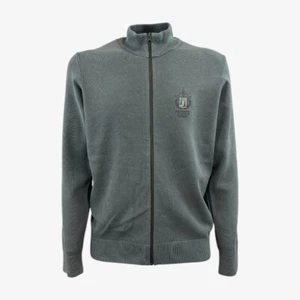 Maglia Full Zip Uomo Aeronautica Militare MA1527 Grigio Taglia L CI24 - Picture 1 of 4