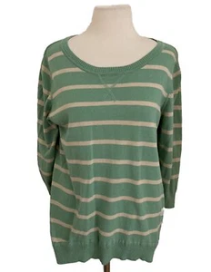 Natural Reflections Shirt XL SHIRT grün gestreift Top Tunika - Bild 1 von 14