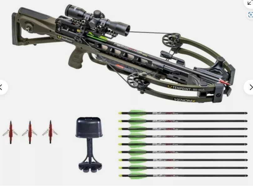 TenPoint Venom X ACUslide Pro View 400 Scope Moss Green CB24007-1559