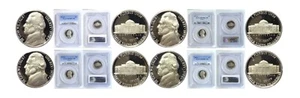 1978-S To 1980-S 5C Jefferson Nickel Proofs 4 Coin Lot PCGS PR 69 DCAM - Picture 1 of 9