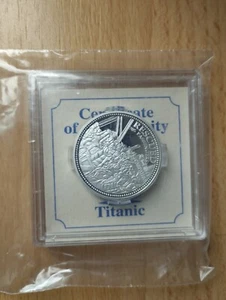 Silbermünze Silber Münze Titanic 1/4 Oz Unze Neu - Bild 1 von 2