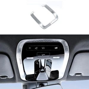 Cubierta de luz de lectura frontal de acero plateado apta para Benz EQE EQS 2022-2023 2 PIEZAS - Imagen 1 de 10