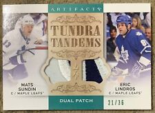 2014-15 UD Artifacts Tundra Tandems  Mats Sundin--Eric Lindros  Dual Patch /36
