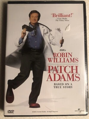 NEW! Factory Sealed, Patch Adams (DVD, 1999, Full Frame) With Robin Williams. - Image 1 of 2