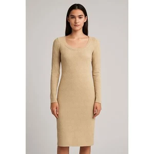 M Missoni Scoop Neck Metallic Long Sleeve Shift Dress S - Picture 1 of 8