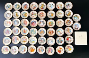 1979 Franklin Mint Carol Lawson The Best Loved Fairy Tales Mini Plate Set of 50 - Picture 1 of 24