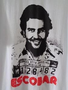 T-SHIRT PABLO ESCOBAR - COCAIN DRUG LORD - GR. S, M, L, XL - Bild 1 von 5