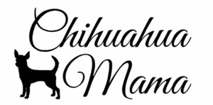Pegatina Chihua Mamá Perro 2 uds JDM Decal Auto Sticker 15 x 8 cm - Imagen 1 de 3