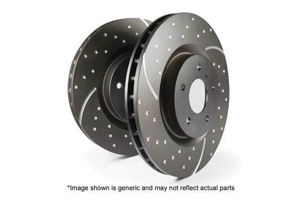 Disques de Frein Avant EBC Rainuré VW Golf VII Gti R Audi S3 Leon Cupra Ø 340 MM - Photo 1/3