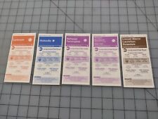 Lot Of 5 Long Island Railroad Station Timetables