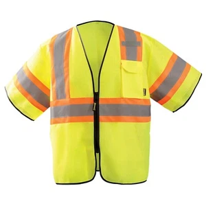 OccuNomix ECO-GCZ32T Type R Class 3 High-Vis Mesh Sicherheitsweste L/XL (Brustumfang 44-46) - Bild 1 von 3