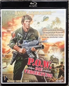 POW THE ESCAPE (1986) (Blu Ray, David Carradine, UNCUT, Mint, Reg B, P.O.W.) - Picture 1 of 1
