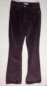 Levi’s 725 High Rise Bootcut Corduroy Jeans Women 29 W29 L32 Plum Stretch - Picture 1 of 10