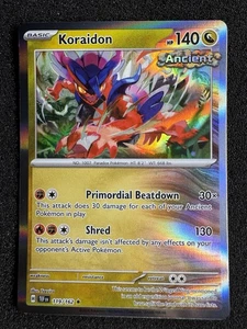 Koraidon Reverse Holo Ancient Rare - 119/162 - Temporal Forces Pokemon 2024 NM - Picture 1 of 3