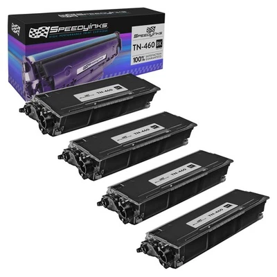 4pk Compatible Brother TN460 High Yield Black Laser Cartridge Unit (TN-460) - Image 1 of 4