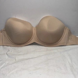WACOAL 854119 "Red Carpet" Women's Beige Lined Underwire Strapless Bra 36I - Picture 1 of 4