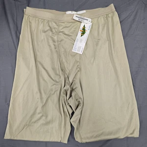US Militär Herren Polartec Seide leichte Schubladen Hose hellbraun Basisschicht Thermo LL neu mit Etikett - Bild 1 von 4