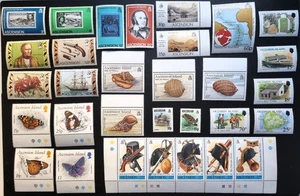 1979 - 1990 Ascension Island UM / MNH schönes Lot von 8 Komplettsätzen - Bild 1 von 1