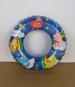 Vintage 1983 Care Bears Inflatable Pool Ring 21" Swimming Kids Donut Float RARE - Picture 1 of 2