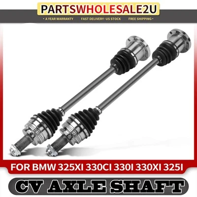 Conjunto de eje CV lateral conductor y pasajero trasero para BMW 325xi 330Ci 330xi 325i 330i Foto 1 de 4