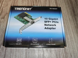 TRENDnet TEG-10GECSFP 10 Gigabit PCIe SFP+ Network Adapter - Afbeelding 1 van 5