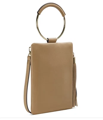 INC Charlii Brazalete Mango Cuero Sintético Mujer Bandolera Bolso Clutch - CAMEL/BRONCEADO Foto 1 de 4