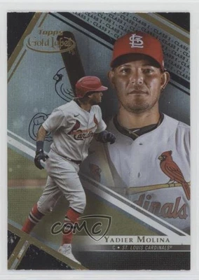 2021 Topps Gold Label Class 1 Black Yadier Molina #50 - Image 1 of 2