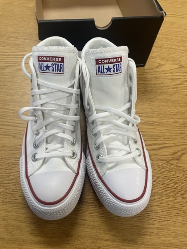 Converse All Stars Donna Taglia 6 Bianche Nuove ancora con scatola