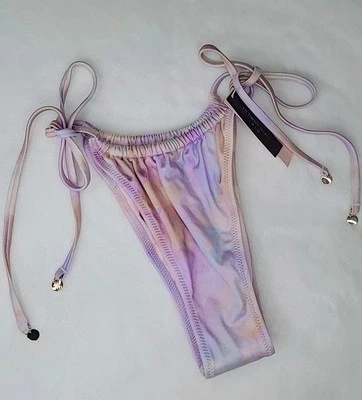 Victoria Secret Swim Bikini Brazilian Bottom,size  M Pink  Tie - Image 1 of 4