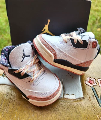 Jordan Retro 3 "Stardust" Niñas Niño 3C Foto 1 de 4