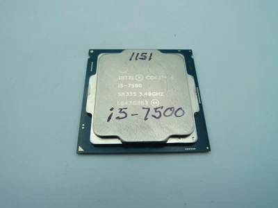 Intel Core i5-7500 4 Cores 4 Threads 3.4GHz LGA1151 CPU - Image 1 of 2
