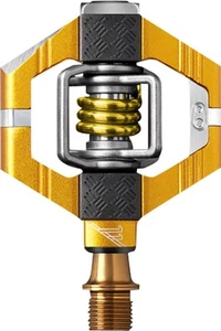 Crank Brothers Candy 11 Dual Sided Clipless Pedals 9/16" Alloy Body Ti Axle Gold - Picture 1 of 1