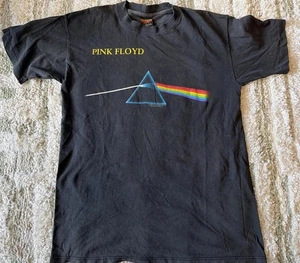 Vtg Concert Band T-Shirt 1992 PINK FLOYD PRISM Dark Side of Moon BROCKUM Mens L - Picture 1 of 6