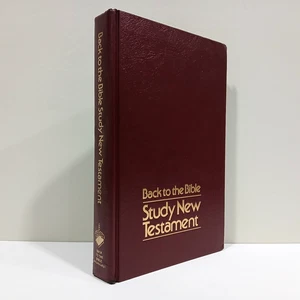 Back to the Bible Study New Testament Hardcover Vintage 1979, SHIPS FREE - Foto 1 di 19
