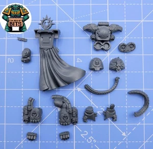 Warhammer 40K Space Marines Ultramarines Marneus Calgar Gauntlets & Backpack - Picture 1 of 2