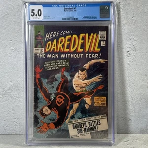 Daredevil #7 CGC 5.0 Llave Primera Aparición Disfraz Rojo Aplicación 1964 ¡Cubierta de Madera Wally! - Imagen 1 de 7