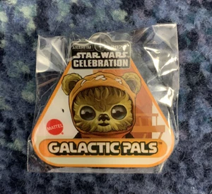 Star Wars Celebration Anaheim 2022 Mattel Galactic Pals Ewok Exclusive Booth PIN - Picture 1 of 1