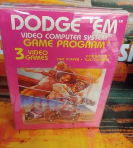 Dodge ́Em (ATARI 1981) clásico juego de 8 bits funcionando en muy buen estado en caja original - Imagen 1 de 5