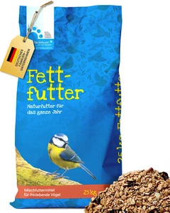 Futterbauer 25kg Fettfutter schalenlos Vogelfutter Wintervogelfutter - Bild 1 von 5
