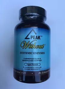 Peak "Without" Systemic Enzymes 80,000 U of Serrapeptase 2,000 FU Nattokinase - Picture 1 of 2