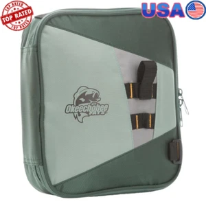 Fishing Bait Binder Organizer Handle Soft Bait Tackle Storage 10 Resealable Bags - Picture 1 of 12
