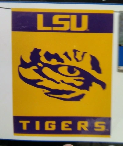 LSU Tigers Collegiate Fan Flag 36" x 47" Cover