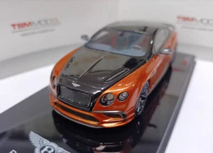TSM 1/43 Resin car model Bentley Continental Supersport 2017 metal orange - Picture 1 of 5